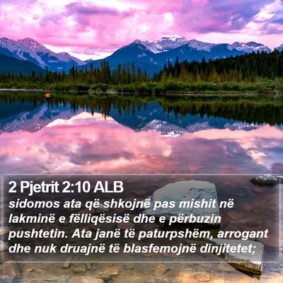 2 Pjetrit 2:10 ALB Bible Verse Image