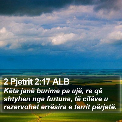 2 Pjetrit 2:17 ALB Bible Verse Image