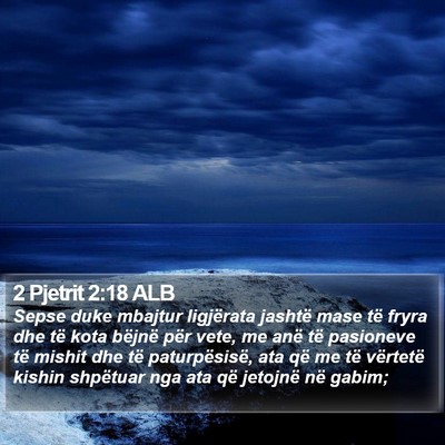2 Pjetrit 2:18 ALB Bible Verse Image