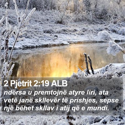 2 Pjetrit 2:19 ALB Bible Verse Image