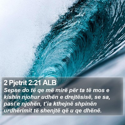 2 Pjetrit 2:21 ALB Bible Verse Image