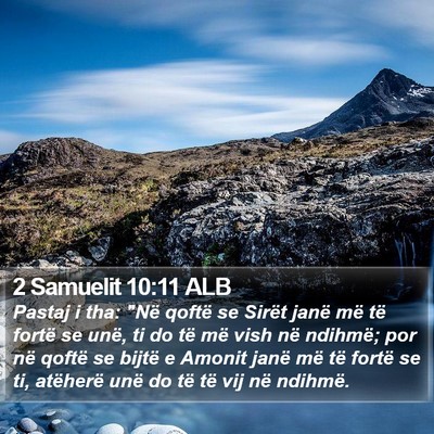 2 Samuelit 10:11 ALB Bible Verse Image