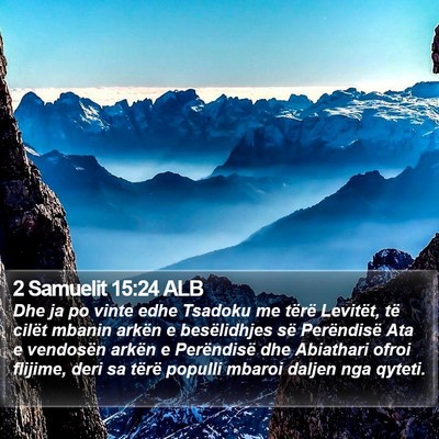 2 Samuelit 15:24 ALB Bible Verse Image