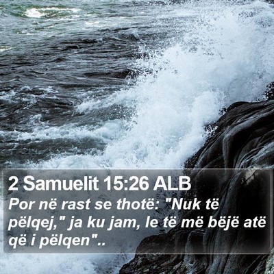 2 Samuelit 15:26 ALB Bible Verse Image