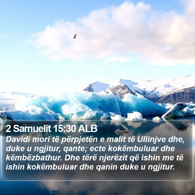 2 Samuelit 15:30 ALB Bible Verse Image