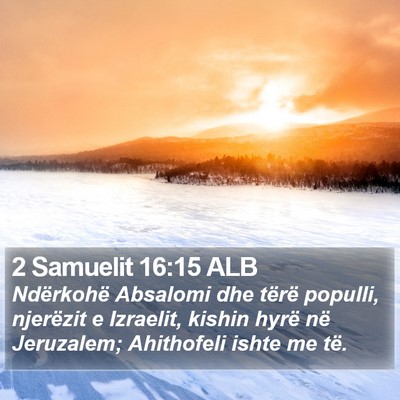 2 Samuelit 16:15 ALB Bible Verse Image