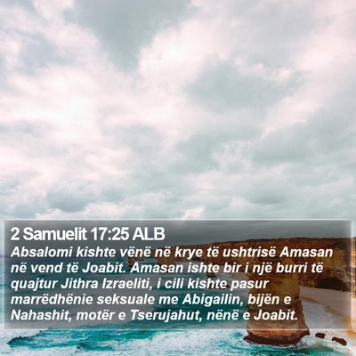 2 Samuelit 17:25 ALB Bible Verse Image
