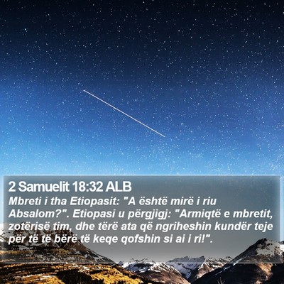 2 Samuelit 18:32 ALB Bible Verse Image