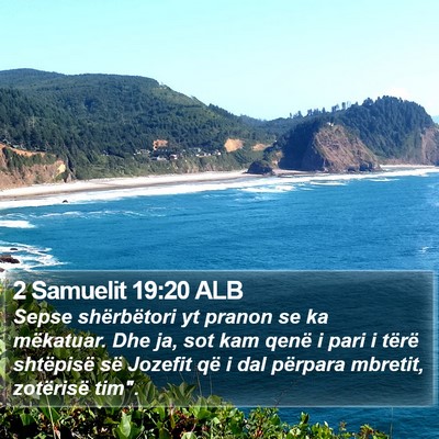2 Samuelit 19:20 ALB Bible Verse Image