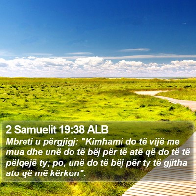 2 Samuelit 19:38 ALB Bible Verse Image