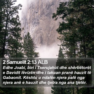 2 Samuelit 2:13 ALB Bible Verse Image