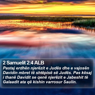 2 Samuelit 2:4 ALB Bible Verse Image