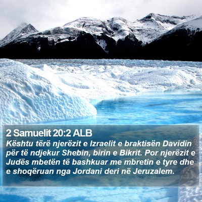 2 Samuelit 20:2 ALB Bible Verse Image