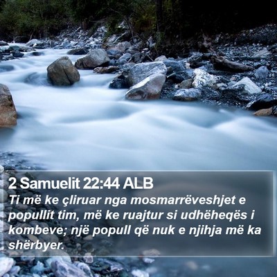 2 Samuelit 22:44 ALB Bible Verse Image