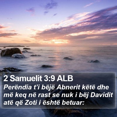 2 Samuelit 3:9 ALB Bible Verse Image