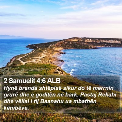 2 Samuelit 4:6 ALB Bible Verse Image