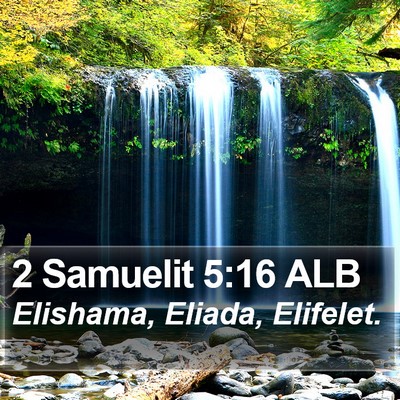 2 Samuelit 5:16 ALB Bible Verse Image