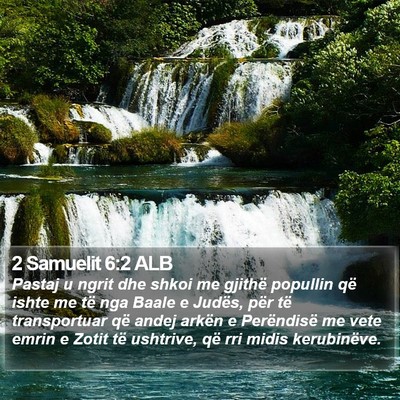2 Samuelit 6:2 ALB Bible Verse Image