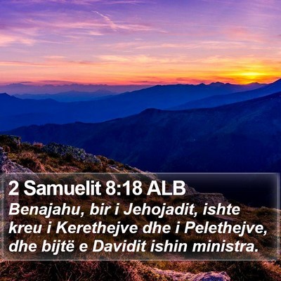 2 Samuelit 8:18 ALB Bible Verse Image