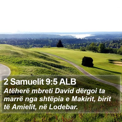 2 Samuelit 9:5 ALB Bible Verse Image