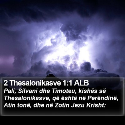 2 Thesalonikasve 1:1 ALB Bible Verse Image