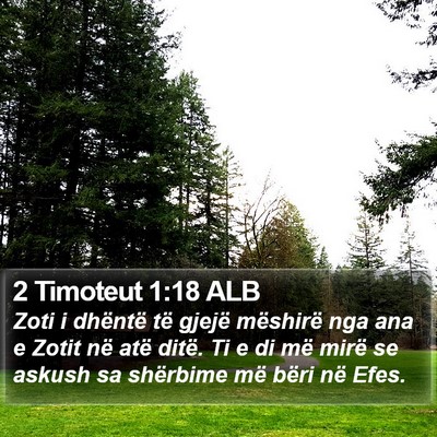 2 Timoteut 1:18 ALB Bible Verse Image