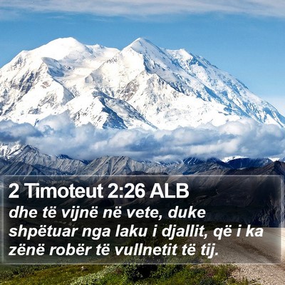 2 Timoteut 2:26 ALB Bible Verse Image