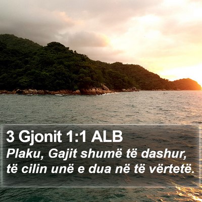 3 Gjonit 1:1 ALB Bible Verse Image