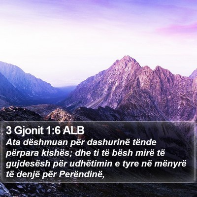 3 Gjonit 1:6 ALB Bible Verse Image