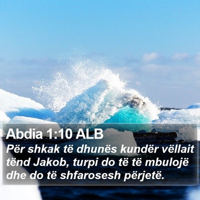 Abdia 1:10 ALB Bible Verse Image