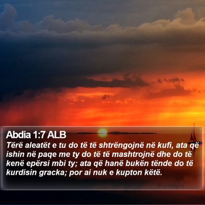 Abdia 1:7 ALB Bible Verse Image