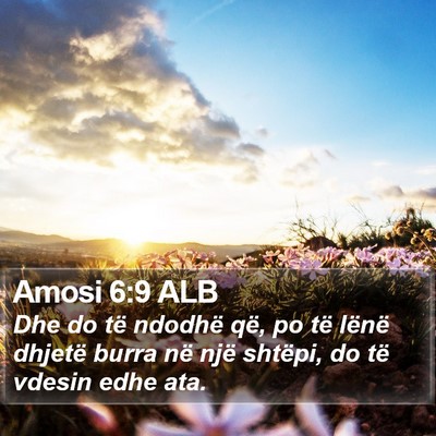 Amosi 6:9 ALB Bible Verse Image