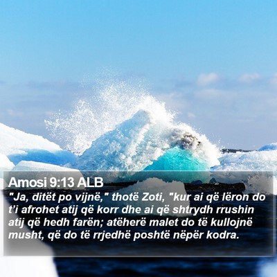 Amosi 9:13 ALB Bible Verse Image