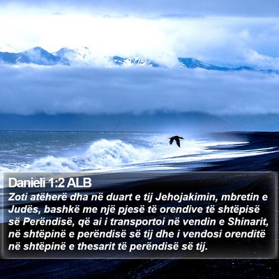 Danieli 1:2 ALB Bible Verse Image