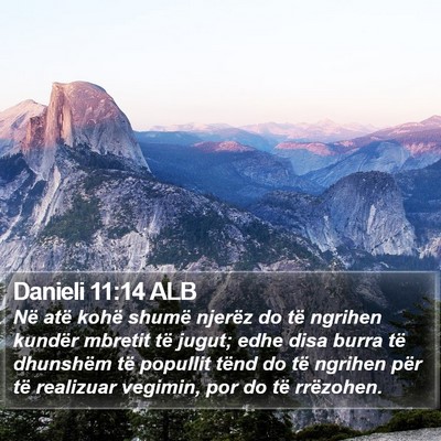 Danieli 11:14 ALB Bible Verse Image