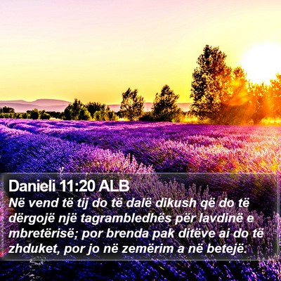 Danieli 11:20 ALB Bible Verse Image