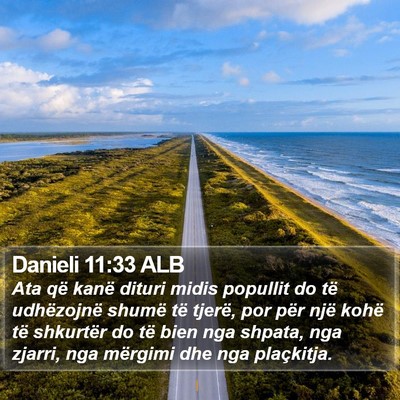 Danieli 11:33 ALB Bible Verse Image