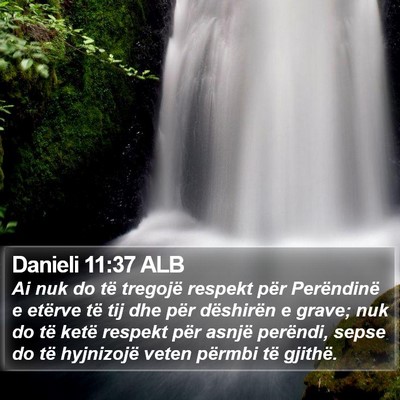 Danieli 11:37 ALB Bible Verse Image