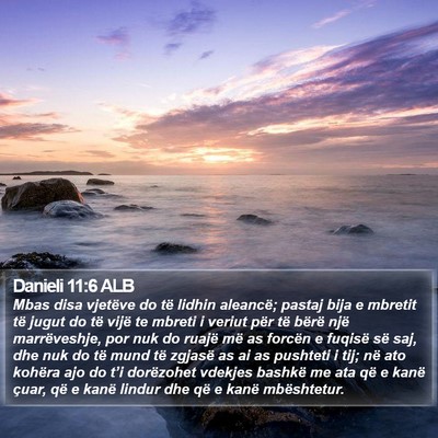 Danieli 11:6 ALB Bible Verse Image