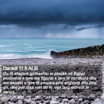Danieli 11:8 ALB Bible Verse Image