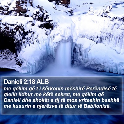 Danieli 2:18 ALB Bible Verse Image