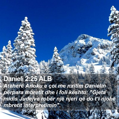 Danieli 2:25 ALB Bible Verse Image