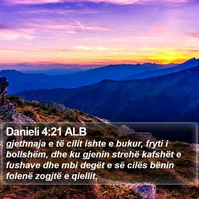 Danieli 4:21 ALB Bible Verse Image