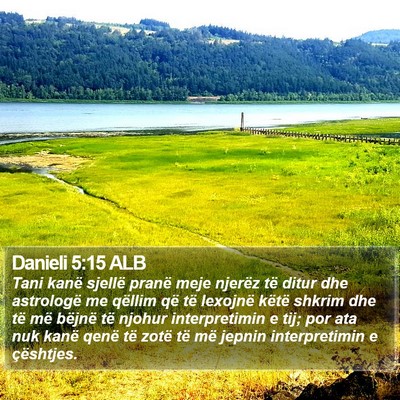 Danieli 5:15 ALB Bible Verse Image