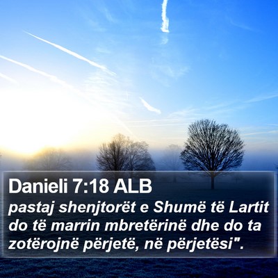 Danieli 7:18 ALB Bible Verse Image