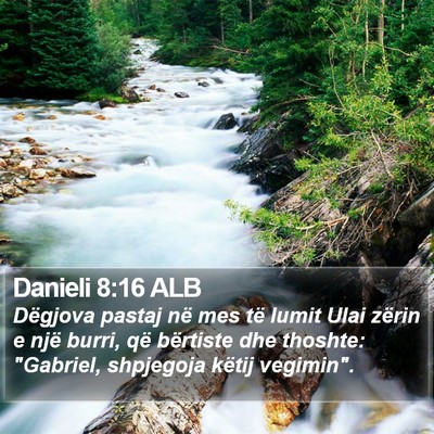 Danieli 8:16 ALB Bible Verse Image