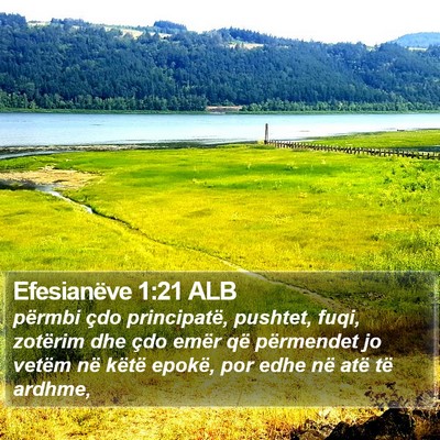 Efesianëve 1:21 ALB Bible Verse Image