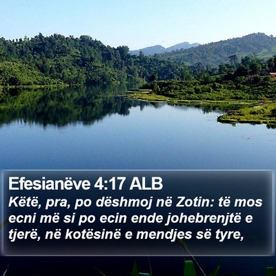 Efesianëve 4:17 ALB Bible Verse Image