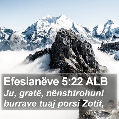 Efesianëve 5:22 ALB Bible Verse Image
