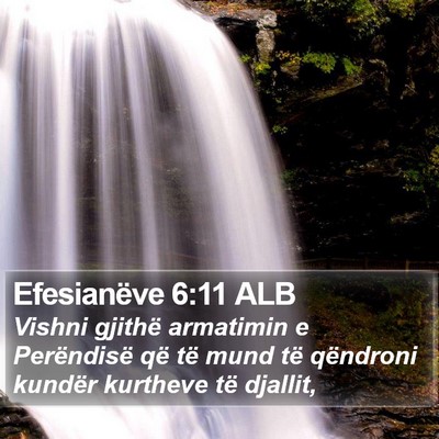Efesianëve 6:11 ALB Bible Verse Image